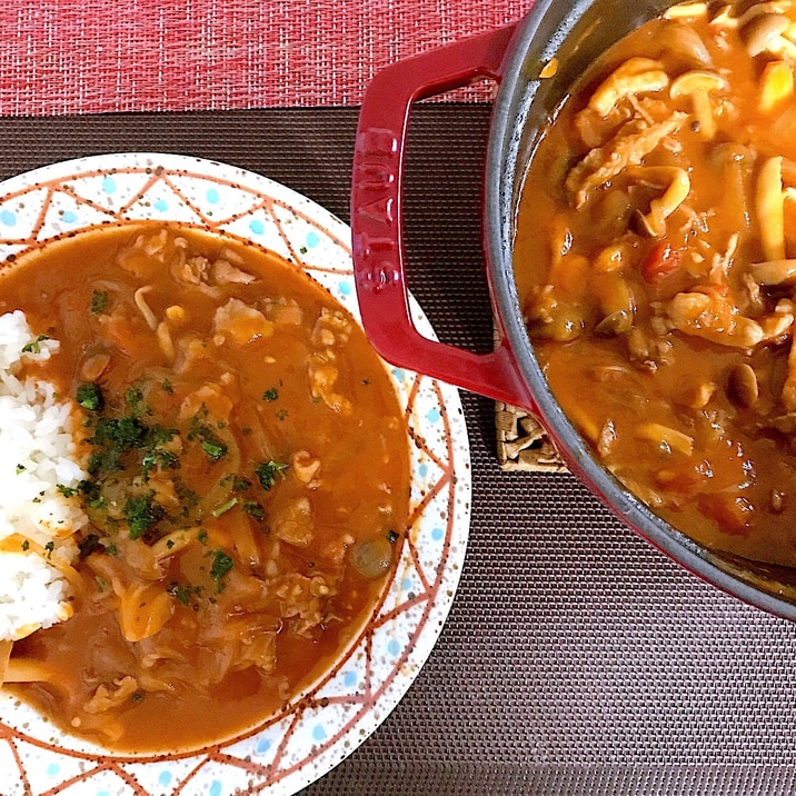 staubひとつでハヤシライス☆ストウブ